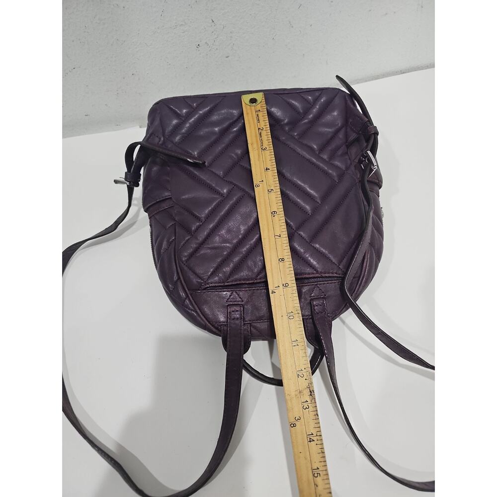 Michael Kors Abbey Medium Backpack in Plum / Purple is a stylish Soft Leather - Picture 13 of 16